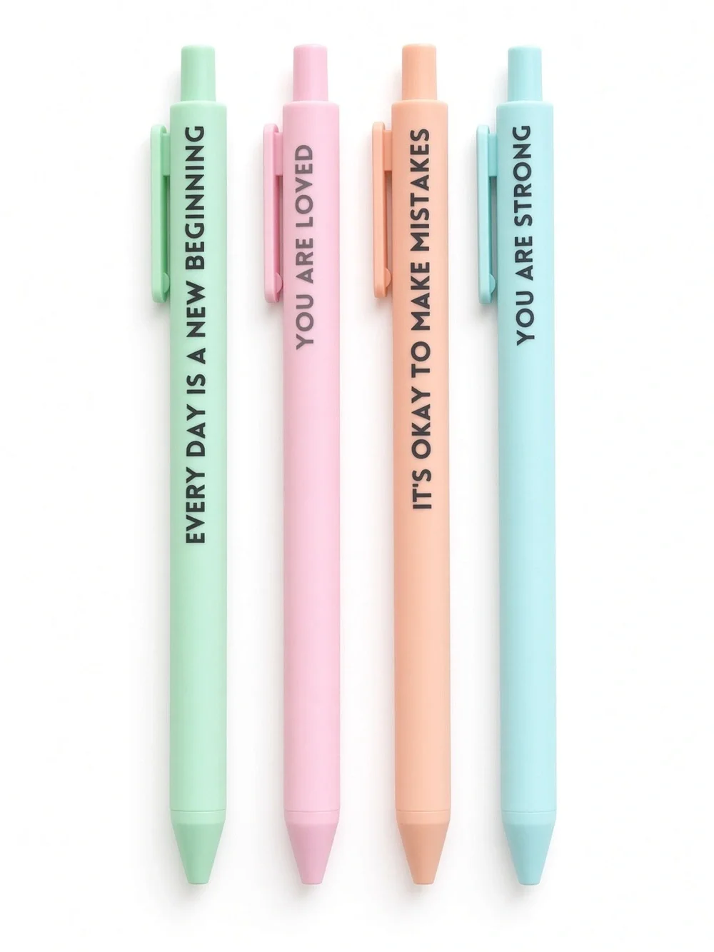 Pastel Gratitude pens set 4